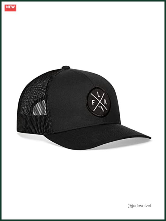 Adjustable Mesh Snapback Trucker Hat, Unisex Outdoor Golf Cap with Embroidery main image 5